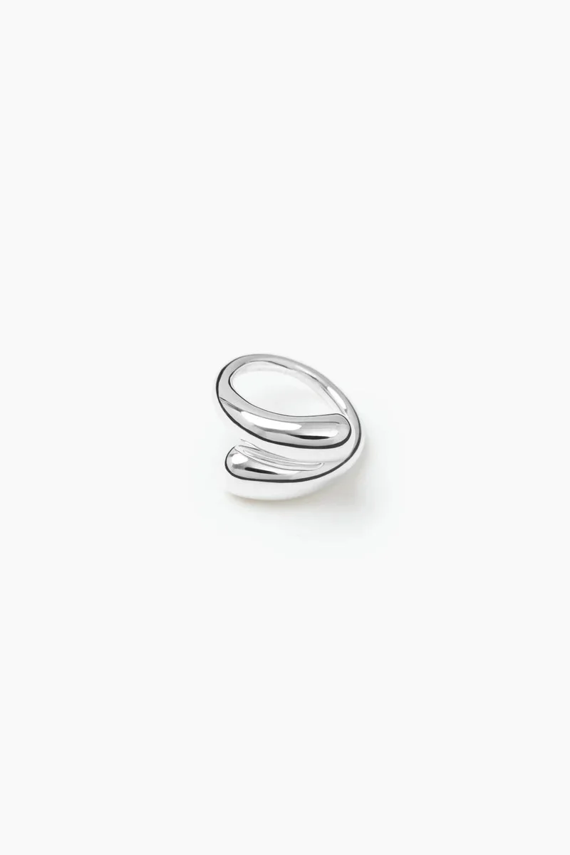 LIE STUDIO Lustrous Ridged Sculpted Ring