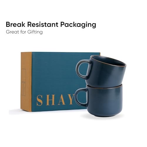 Shay Ceramic Coffee Mugs, Set of 2, Grey Japandi, 350ml | Coffee Cup | Matte Finish | Premium Porcelain Coffee Cup (Japandi Mug - Grey - Set of 2) - Image 5
