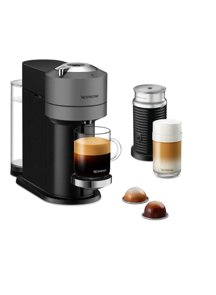 NESPRESSO Vertuo Next Coffee Machine With Aerocino 3 Milk Frother