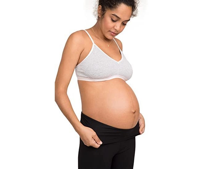 SHAPERX Soft Maternity Leggings for Women - Yoga Pants for Women, Maternity High Waist Pack of 1 - Image 4