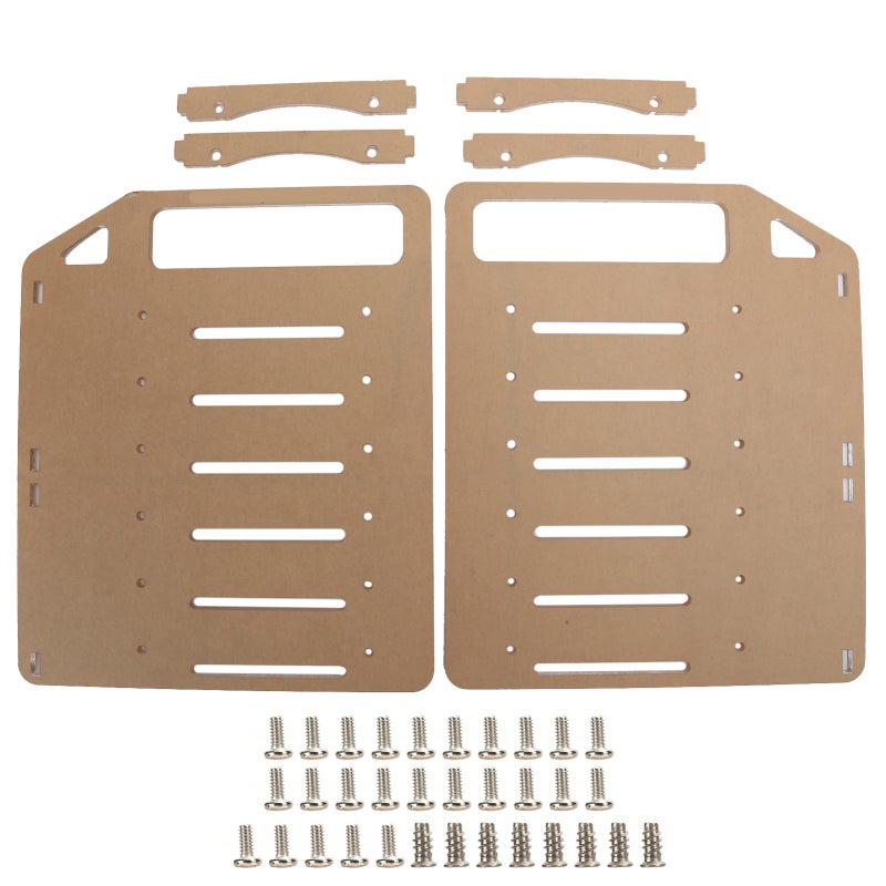 Acrylic Hard Drive Bracket: 6 3.5-Inch Drive Capacity, Transparent Acrylic Material - Easy Installation With Screw Kit, High Quality Hdd Cage For Pc Diy Build, Computer Case Mod - Image 1