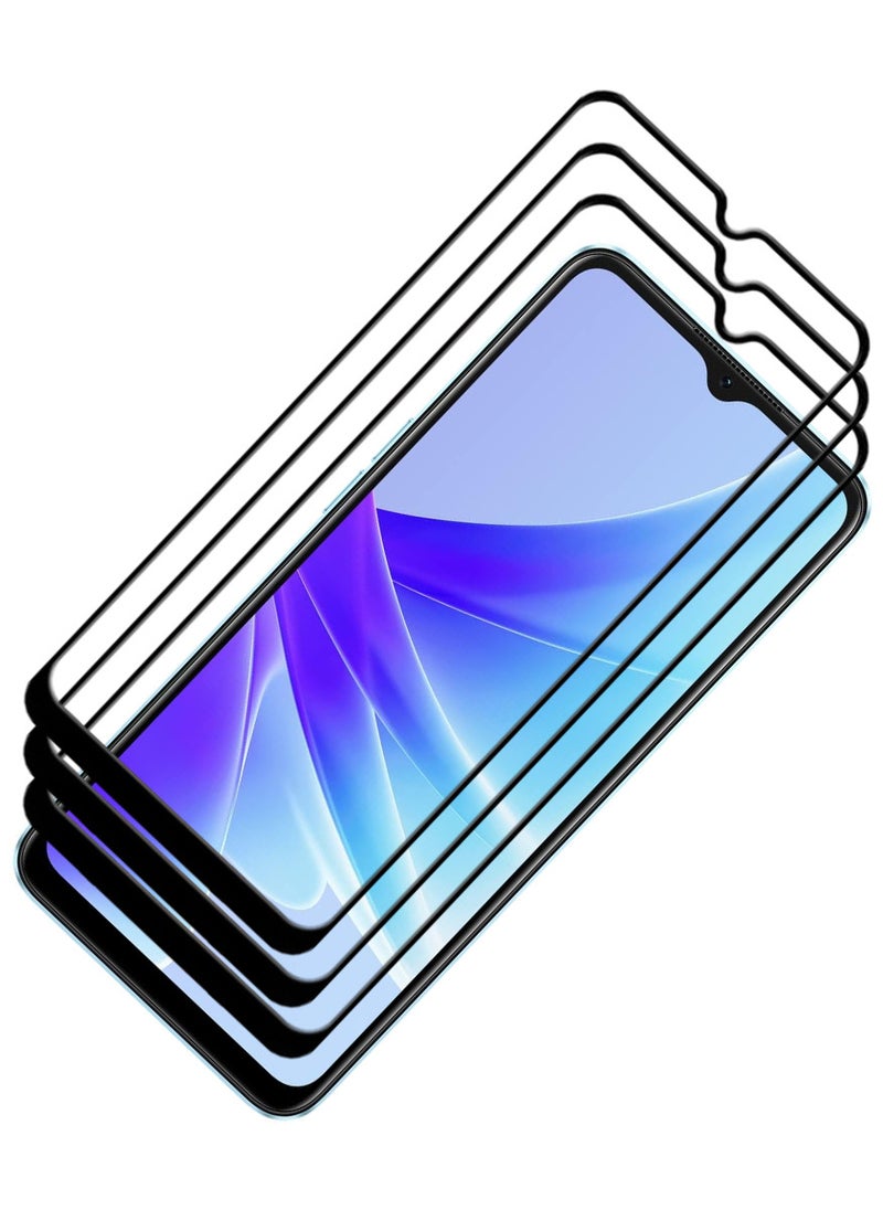 ACLIX 3 Pieces Antistatic ESD Dustproof Premium Quality High Definition Tempered Glass Screen Protector Designed For Oppo A77 4G - Image 1