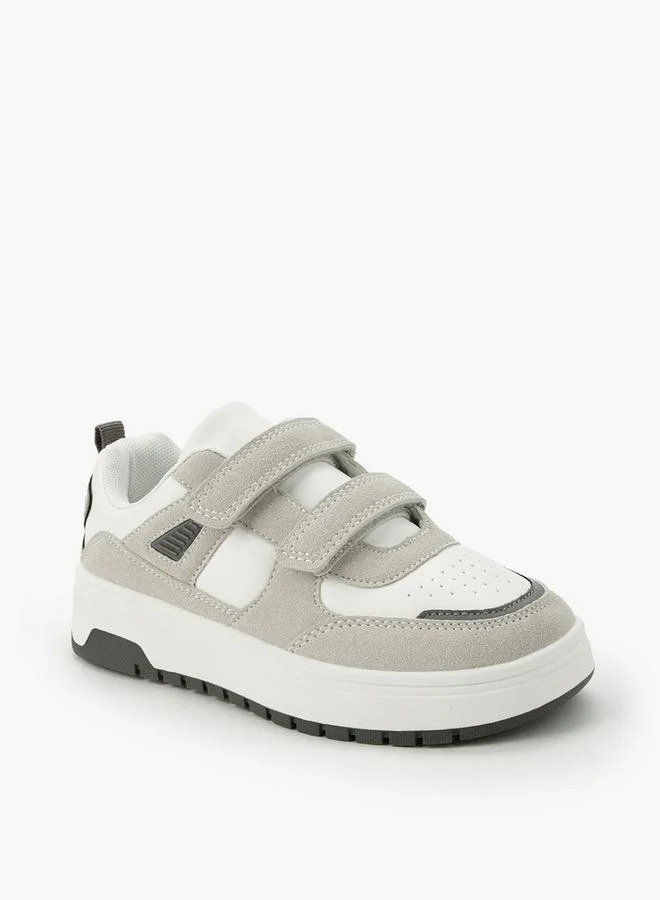 Mister Duchini Boys Hook & Loop Sneakers