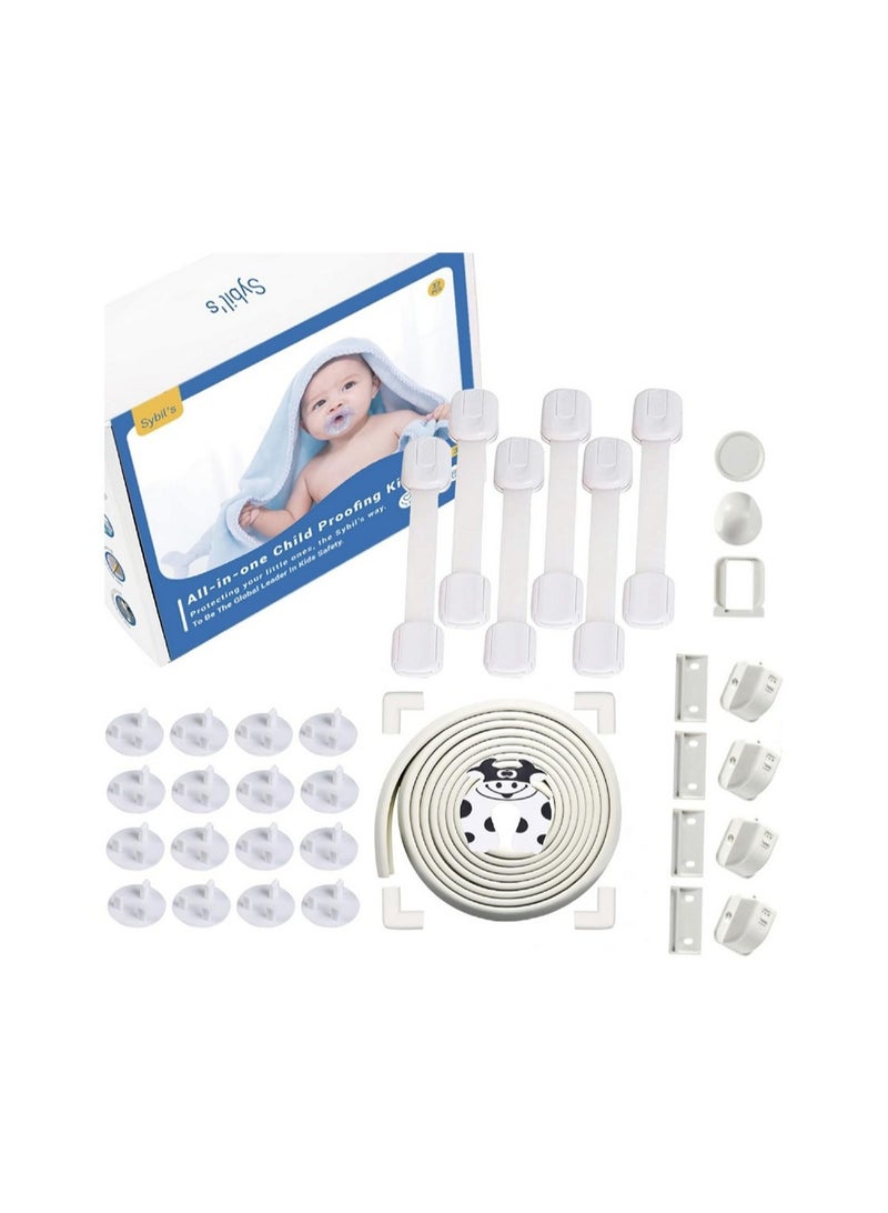 Sybil's Sybil’s Childproofing Safety Kit child safety locks 37 Piece Set - Image 1