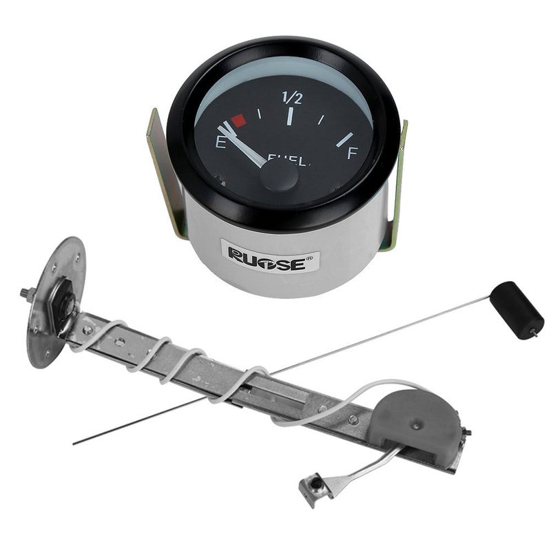 Rupse Fuel Sender Unit Boat Fuel Tank Sending Unit Fuel Water Level Sensor Stainless Steel Fuel Sender and Fuel Gauge for Boat Car Truck RV (6" (150mm)) (52mm (2")) - Image 1