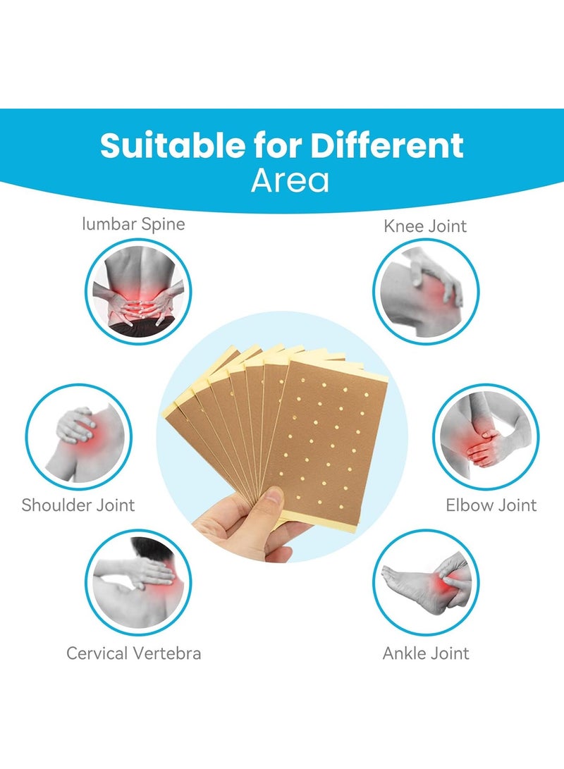 Sumifun Chinese Red Tiger Plaster Natural Herbal Pain Relieving Patch for Bone Pain Relief Shoulder, Back, Knee, Joint & Muscle 8 Pack 64 Plaster - Image 2