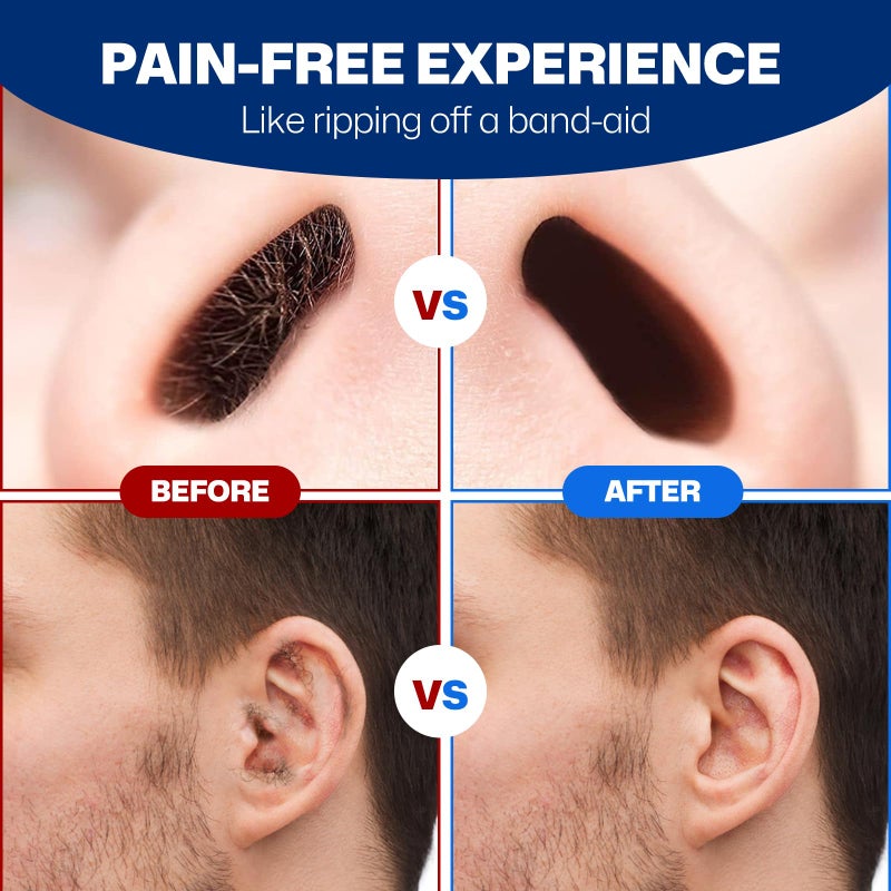 Wokaar Nose & Ear Waxing Sticksâ€“Professional Nasal Hair Removal 60 Precision Applicators for Pain-Free Waxing at Home. Say Goodbye to Plucking! (Wax refills & wipes sold separately.) - Image 4