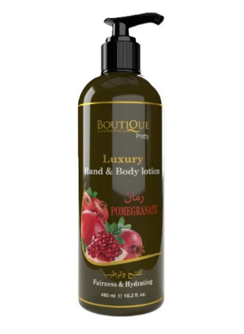Hand And Body Lotion Pomegranate 480 Ml