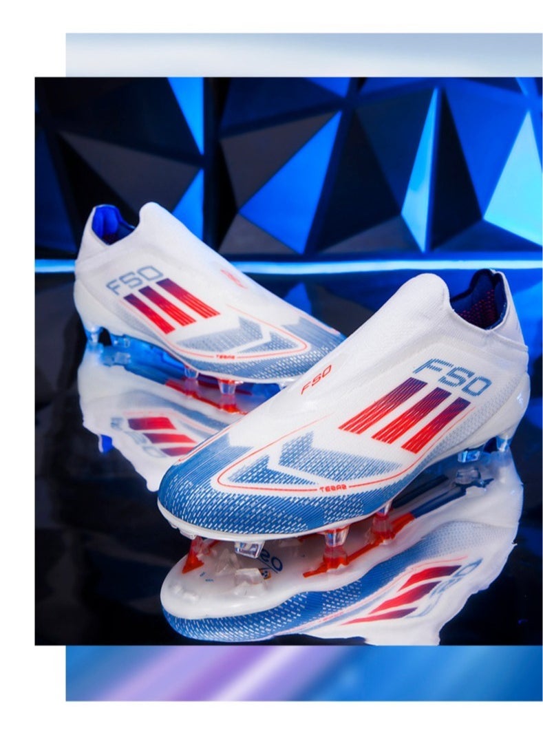 SKT Shiketro Laceless Football Shoes For Men And Women, Youth, Broken Nails, Long Nails, Competition Training Shoes, Portable And Non-Slip Outdoor Sports Shoes  - Image 4