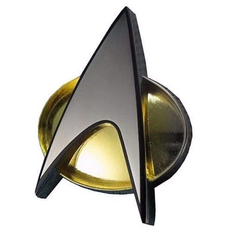 Star Trek The Next Generation Series COMMUNICATOR Magnetic Metal Replica BADGE - Image 2