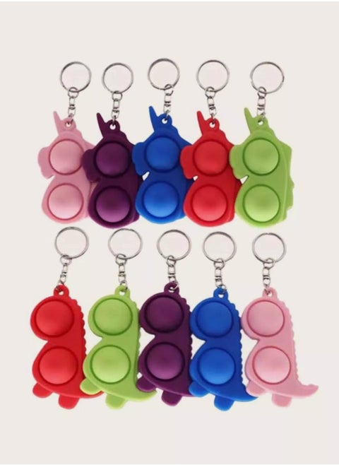 1pc Dinosaur Shaped Simple Dimple Fidget Toy
