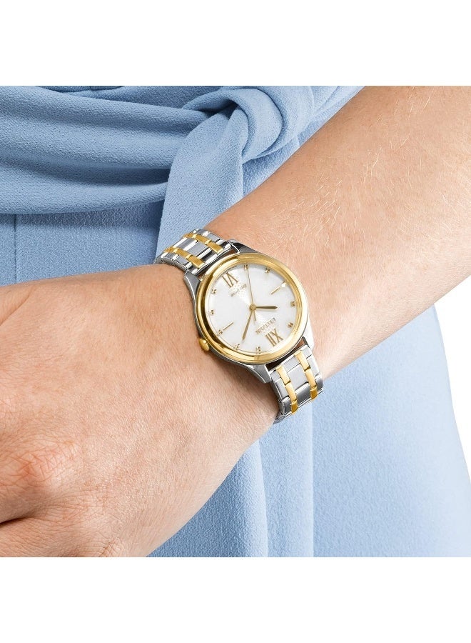 CITIZEN Stainless Steel Strap with Two-Tone Rose Gold Plating Analog Watch EM0506-77A - 32 mm - Image 5