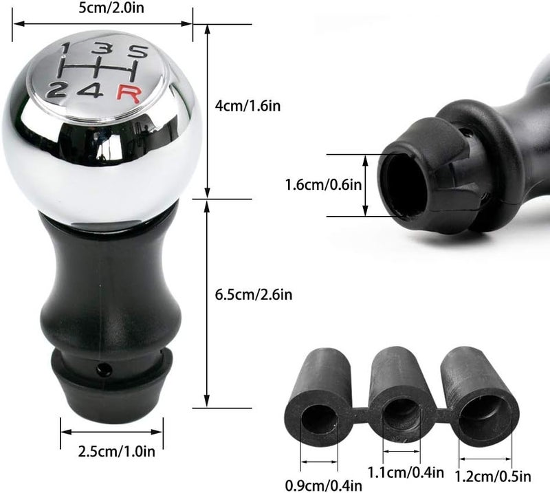 QASULER Universal 5 Speed Gear Shift Knob - Image 2