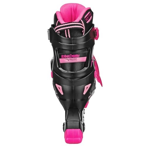 Roller Derby VTech 500 Adjustable Performance Inline Skates for Men Women Kids Teens Large 69 BlackPink - Image 3