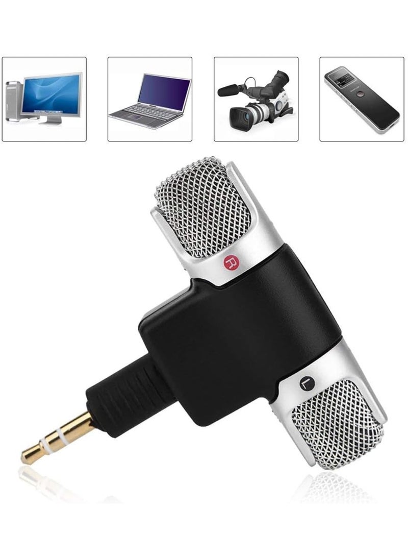 SOLARAE Mini Stereo Condenser Microphone, Omnidirectional Condenser Microphone with 3.5mm Gold-plating Plug Jack for PC Laptop MD Camera - Image 5
