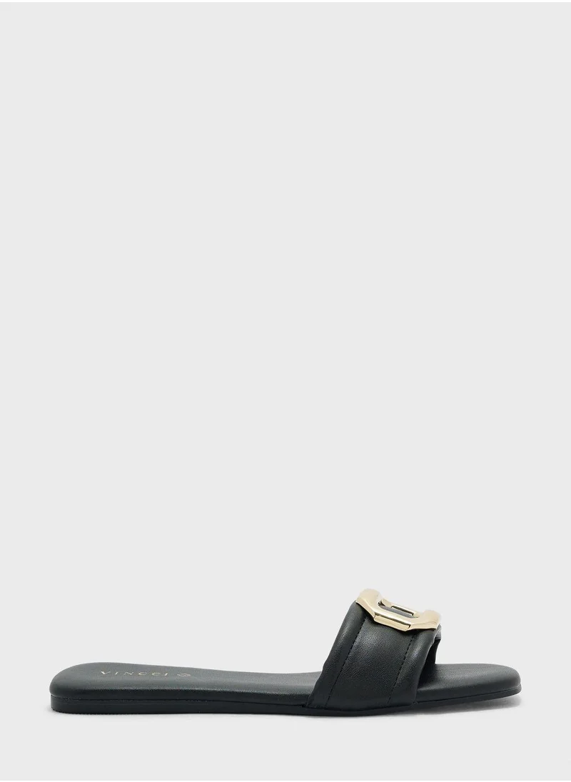 Vincci One Strap Flat Sandals