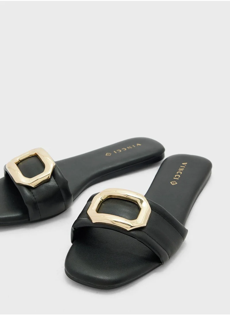 Vincci One Strap Flat Sandals