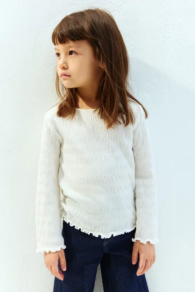 H&M Smocked jersey top
