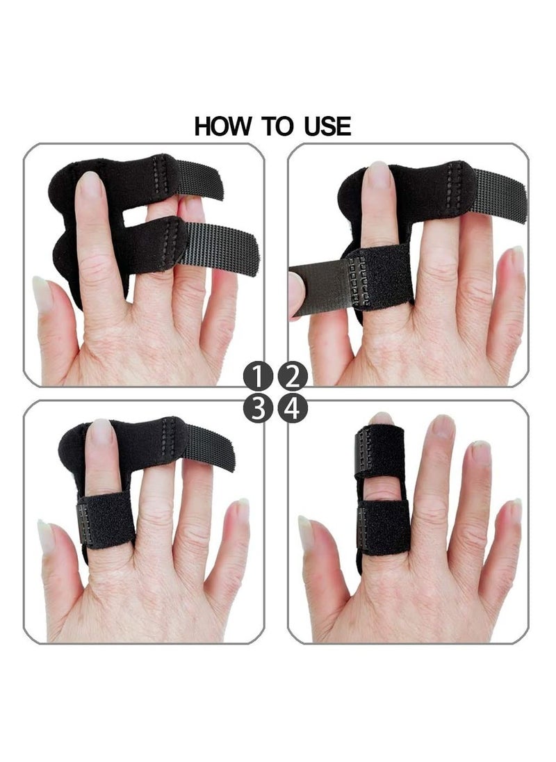 2-Piece Trigger Finger Splint, Finger Straightening Support