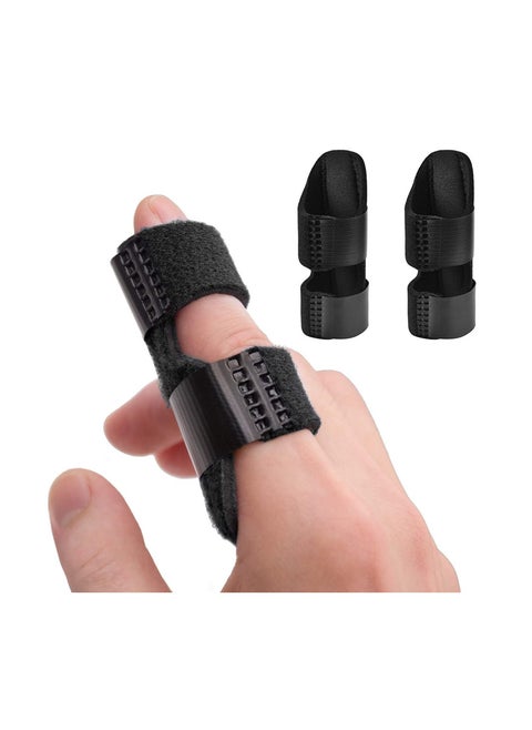 2-Piece Trigger Finger Splint, Finger Straightening Support