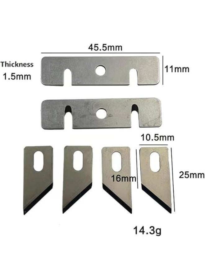 Replacement Blades for Furniture Edge Band Scraper, Edge Band Scraper Blades for Woodworking and Removing Excess Edge Banding of Various Types. - Image 2