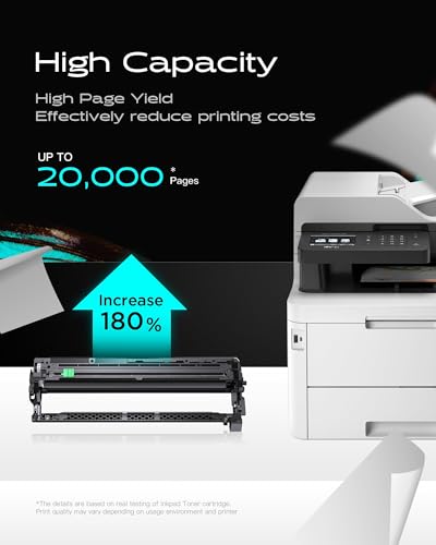 iNKPAD Compatible DR229CL Drum Unit (NOT Toner) Replacement for Brother DR-229CL DR229 TN229XL Work for MFC-L3720CDW MFC-L3765CDW MFC-L3780CDW HL-L3220CDW HL-3280CDW HL-L3295CDW Printer (4 Pack) - Image 3