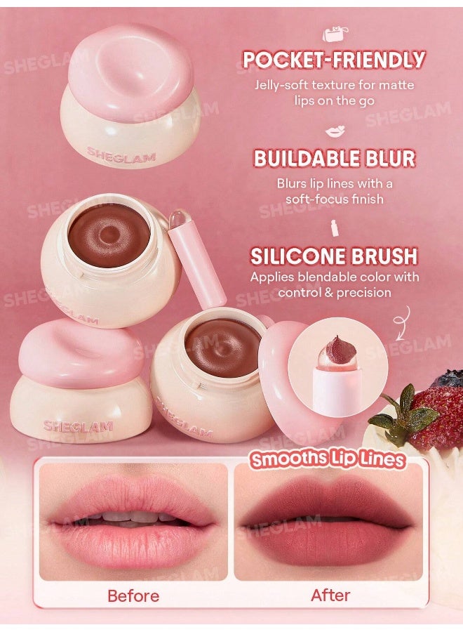 SHEGLAM Bounce Putty Pocket Lip Pot- Sangria Slay - Image 3