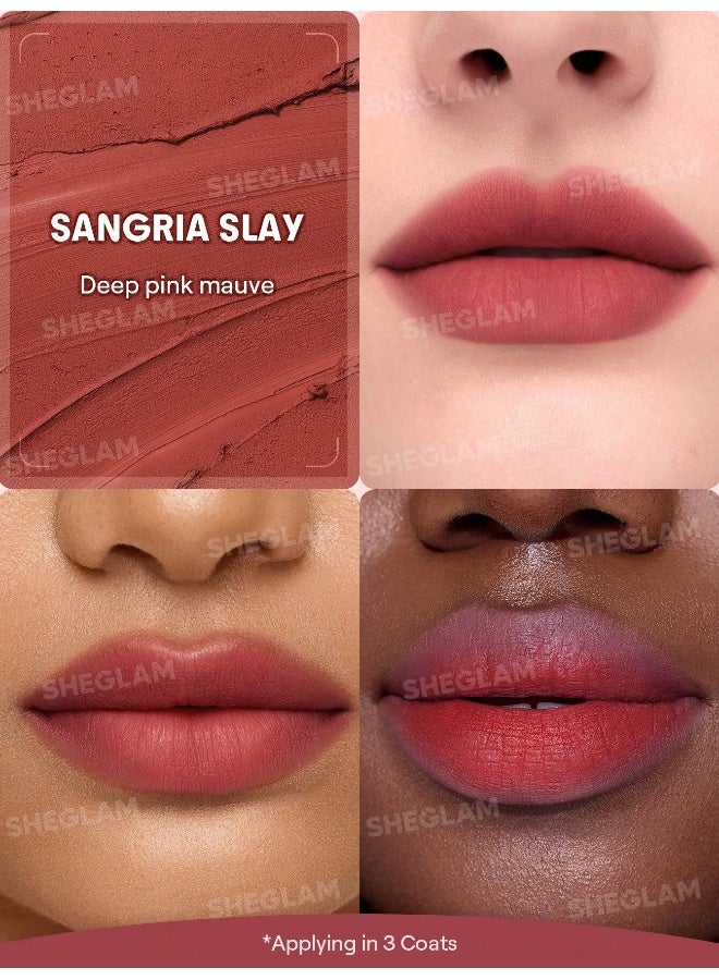 SHEGLAM Bounce Putty Pocket Lip Pot- Sangria Slay - Image 2