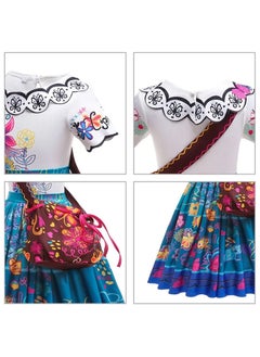 Brain Giggles Brain Giggles Mirabel Costume for Girls Kids Encanto Costume Halloween Costume for kids  - Image 3