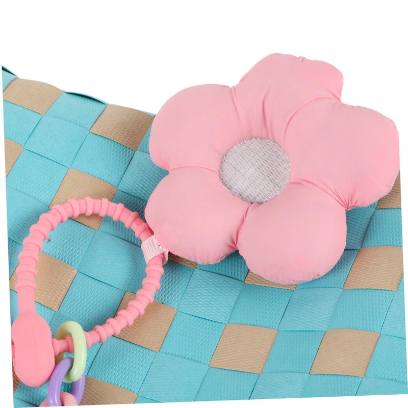 Multifunctional Woven Tote Basket For Picnics Grocery Shopping With Handle - Image 4