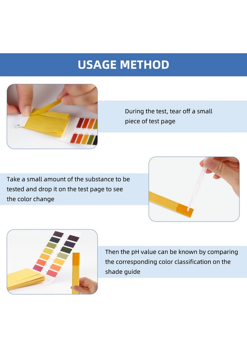 RATSAW - 3 Packs of 240 pH Test Strips Range 1 to 14 Universal pH Test Paper Litmus Test Paper ph balance test strips for Water Saliva  Urine Soil Testing - Image 1