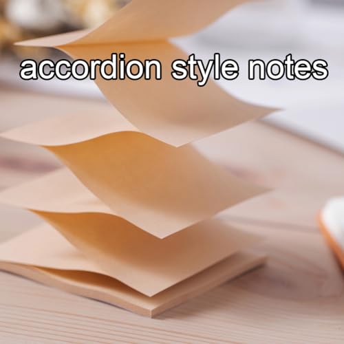 Kozerite (16 Pack) Pop Up Sticky Notes 3x3 in Accordion Stickies Super Sticking Power Memo Pads Vintage Colors - Image 4