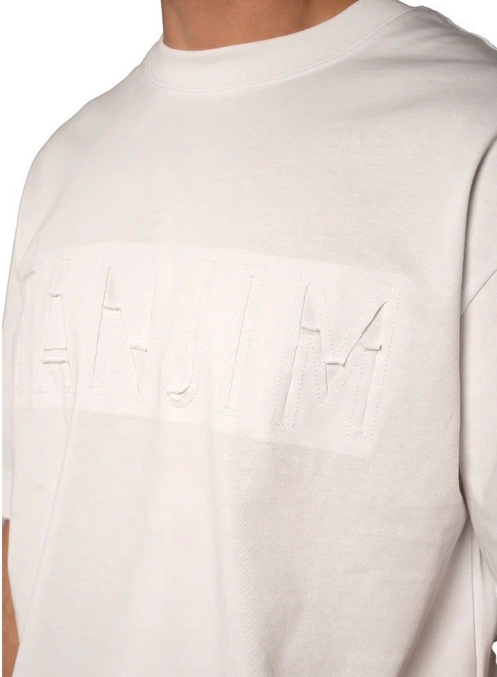 TANJIM SQUAD - TANJIM ENGRAVED T-SHIRT WHITE - Image 4