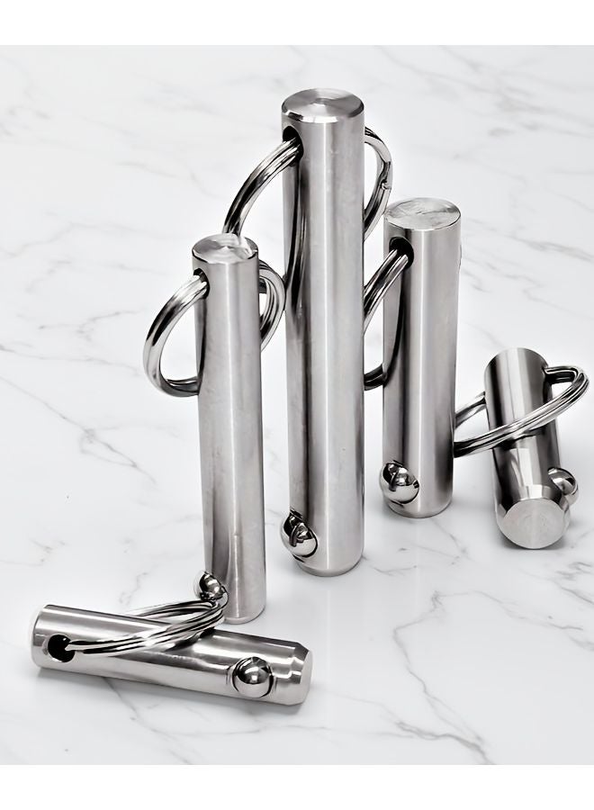 MW Audio SU304 Stainless Steel Quick Release Pin 5x40mm Single Bead Fastening Lock - Image 2