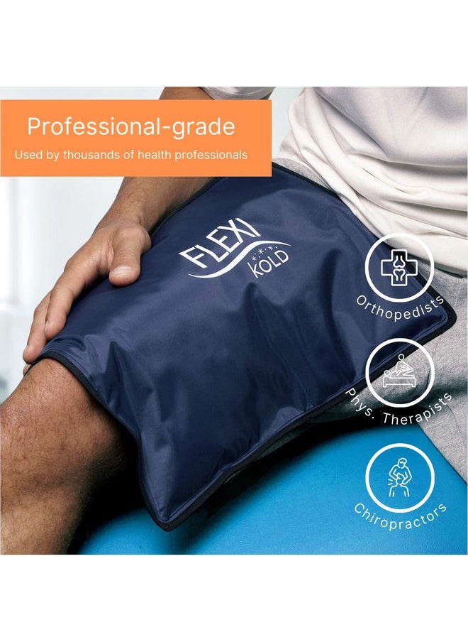 NatraCure 2 FlexiKold Gel Ice Packs (Standard Large: 10.5" x 14.5") Ice Packs for Injuries Reusable, Back Pain Relief, Knee Ice Pack Wrap, After Surgery, Ice Pack for Knee, Shoulder - 2PK  - Image 3