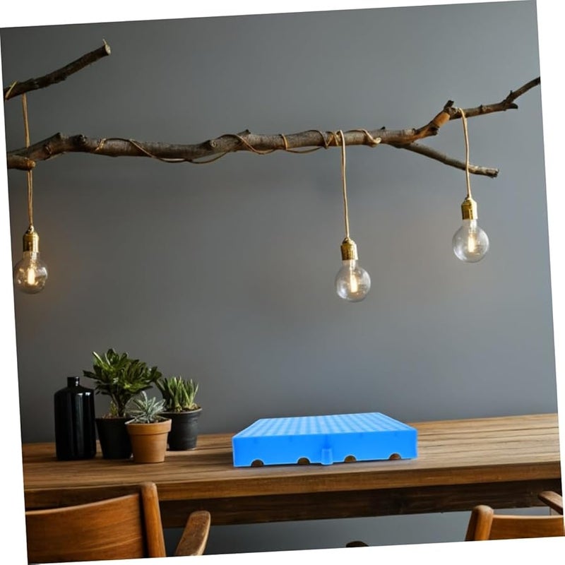 قطعتان من حصائر الأرضية البلاستيكية المتشابكة مقاومة للماء قابلة لتعديل الارتفاع شبكة تهوية لتخزين القبو - Image 4