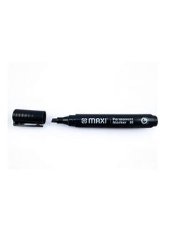 Maxi 10-Piece Permanent Markers Chisel Tip Black Ink  - Image 2
