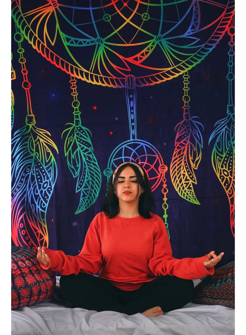 Dream Catcher Colorful Tapestry 200 x 150 Width CM