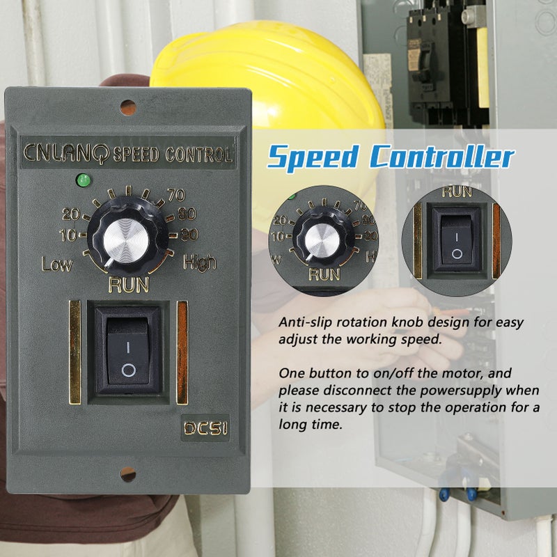 Speed Control Unit AC220V 2.2A 50/60Hz Speed Controller Motor Speeds Pinpoint Regulator Control Device - Image 5