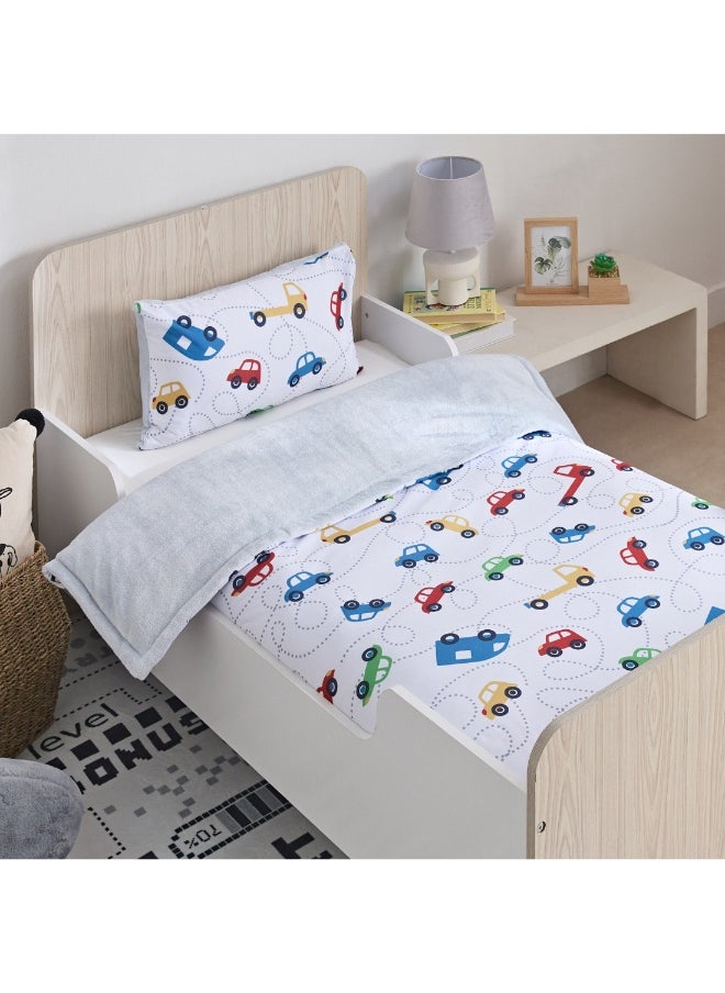 Home Box Gearhead Drift 2-Piece Toddler Comforter Set 100 X 140 Cm  - Image 4