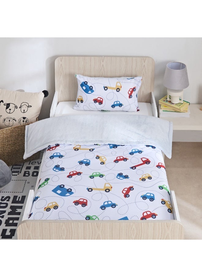 Home Box Gearhead Drift 2-Piece Toddler Comforter Set 100 X 140 Cm  - Image 2