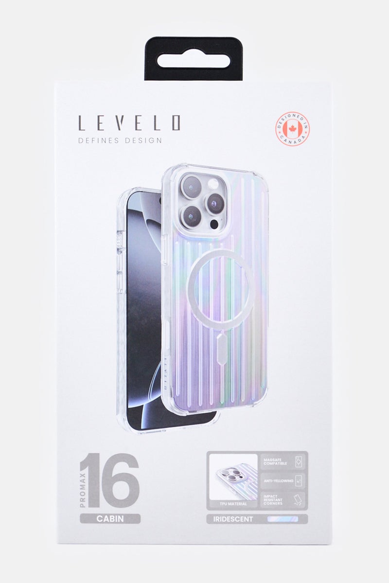 LEVELO iPhone 16 Pro Max Cabin Magsafe Protective Case, Transparent - Image 2