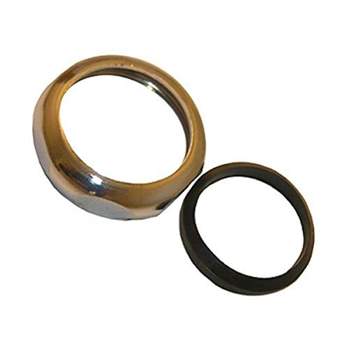 LASCO 03-1873 1-1/2-Inch Chrome Plated Brass Slip Joint Nut with Washer - Image 1