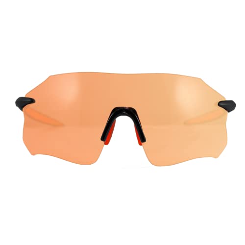 Raida S100 Sports Sunglasses | UV Protection | Anti-Fog (Solid Orange) | Cycling | Motorcycling - Image 2