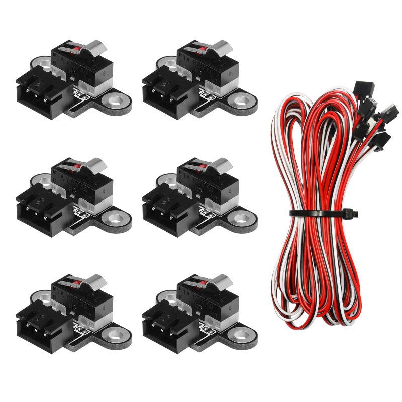 Genmitsu 6PCS Micro Limit Switches with 1M 3 Pin Cable for 3018PROVer3018MX33018PROVer Mach3