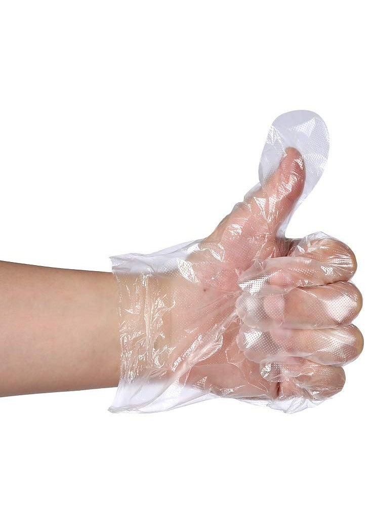 SYOSI Disposable Food Prep Gloves - 500PCS Plastic Food Safe Disposable Gloves, Food Handling, One Size Fits Most - Image 5
