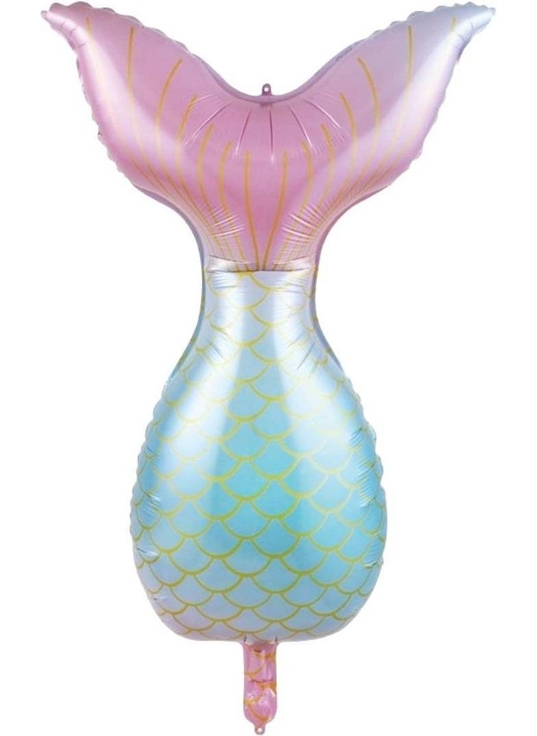 My Party Ready Mermaid Tail Balloon 52X85 cm 