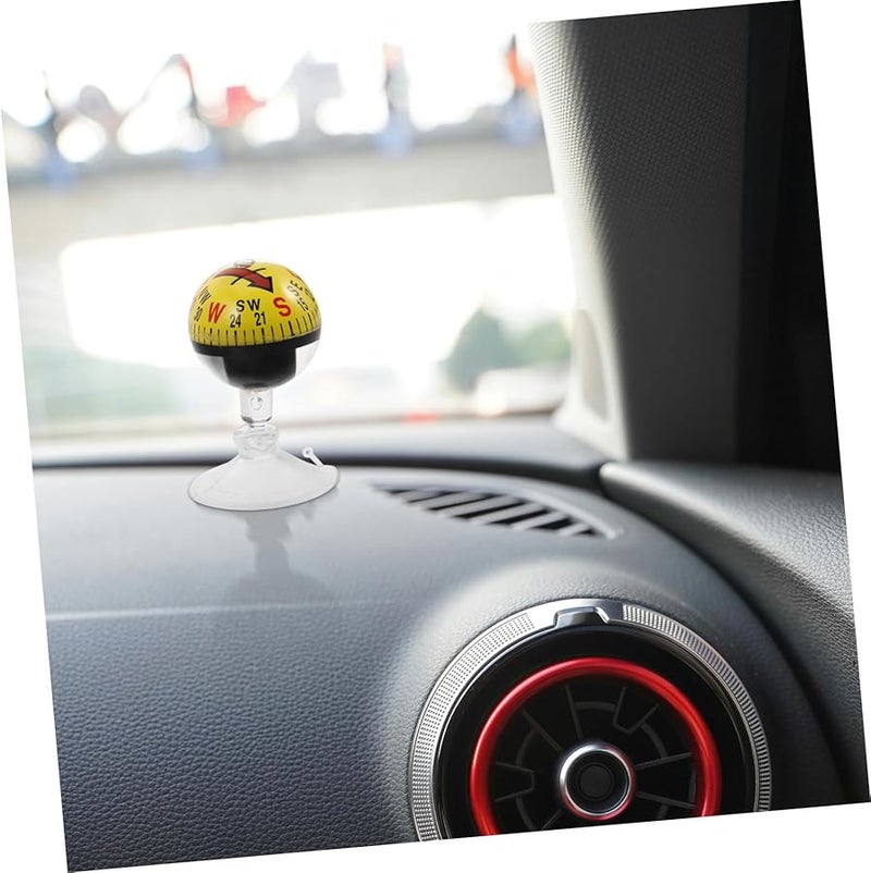 Cabilock Portable Car Compass Suction Cup Dashboard Mount for Outdoor Hiking Navigation - Image 5