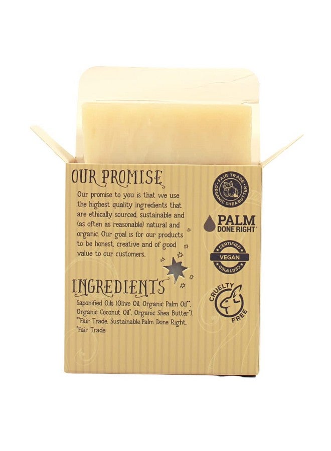 Varina Organic Super Shea Bar Soap - Gentle Cleansing for Sensitive Skin, Unscented - 3 Pack - Image 4