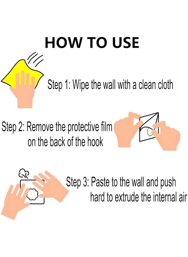دالوتشي 5 قطع من خطافات الحائط للتعليق، خطاف قوي للتعليق على الحائط بدون مثقاب، خطافات ذاتية اللصق للجدار، خطاف عصا حائط شديد التحمل، خطاف تعليق على الحائط (خطاف زهور، 5) - Image 5